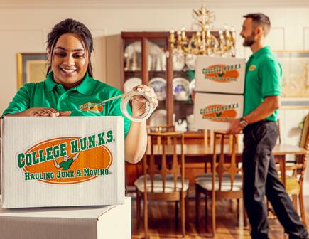 college hunks hauling junk moving labor